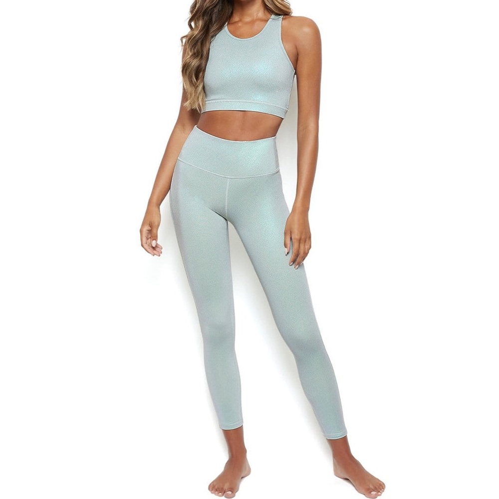 PQ Swim Mint Green High-Waist Leggings